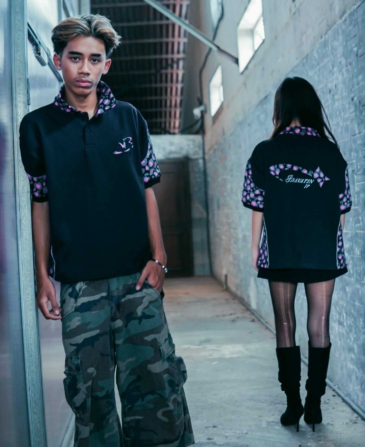 "PINK LEOPARD" POLO