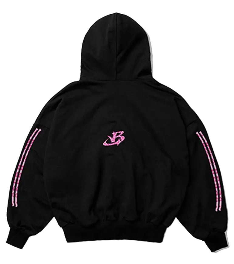"PINK LEOPARD" ZIP UP