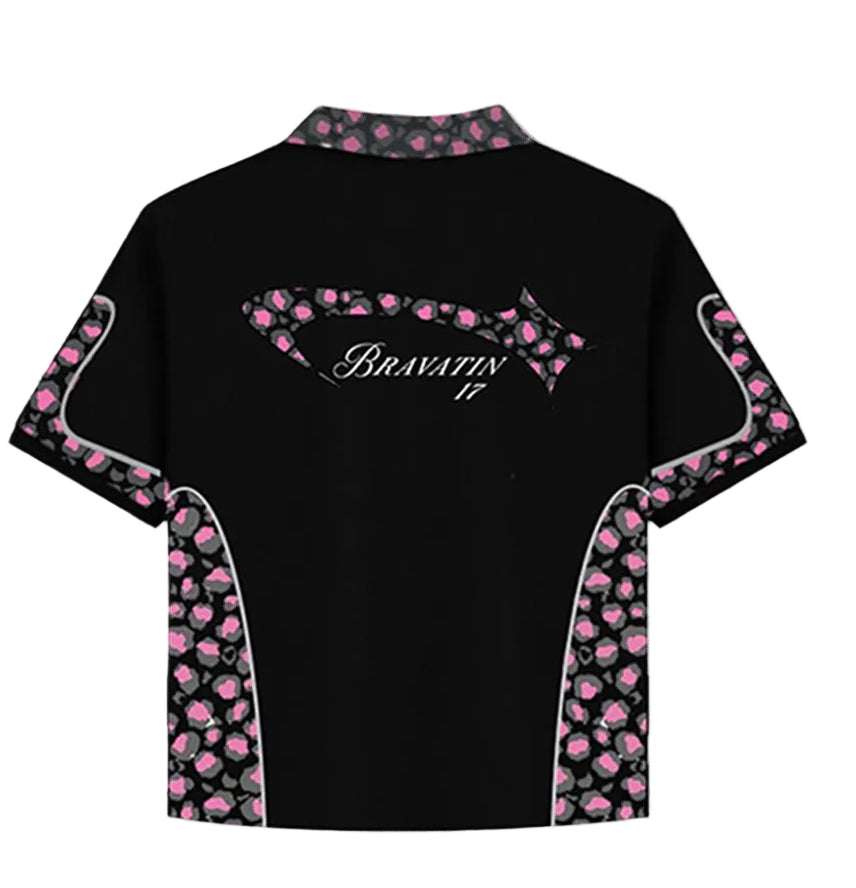 "PINK LEOPARD" POLO